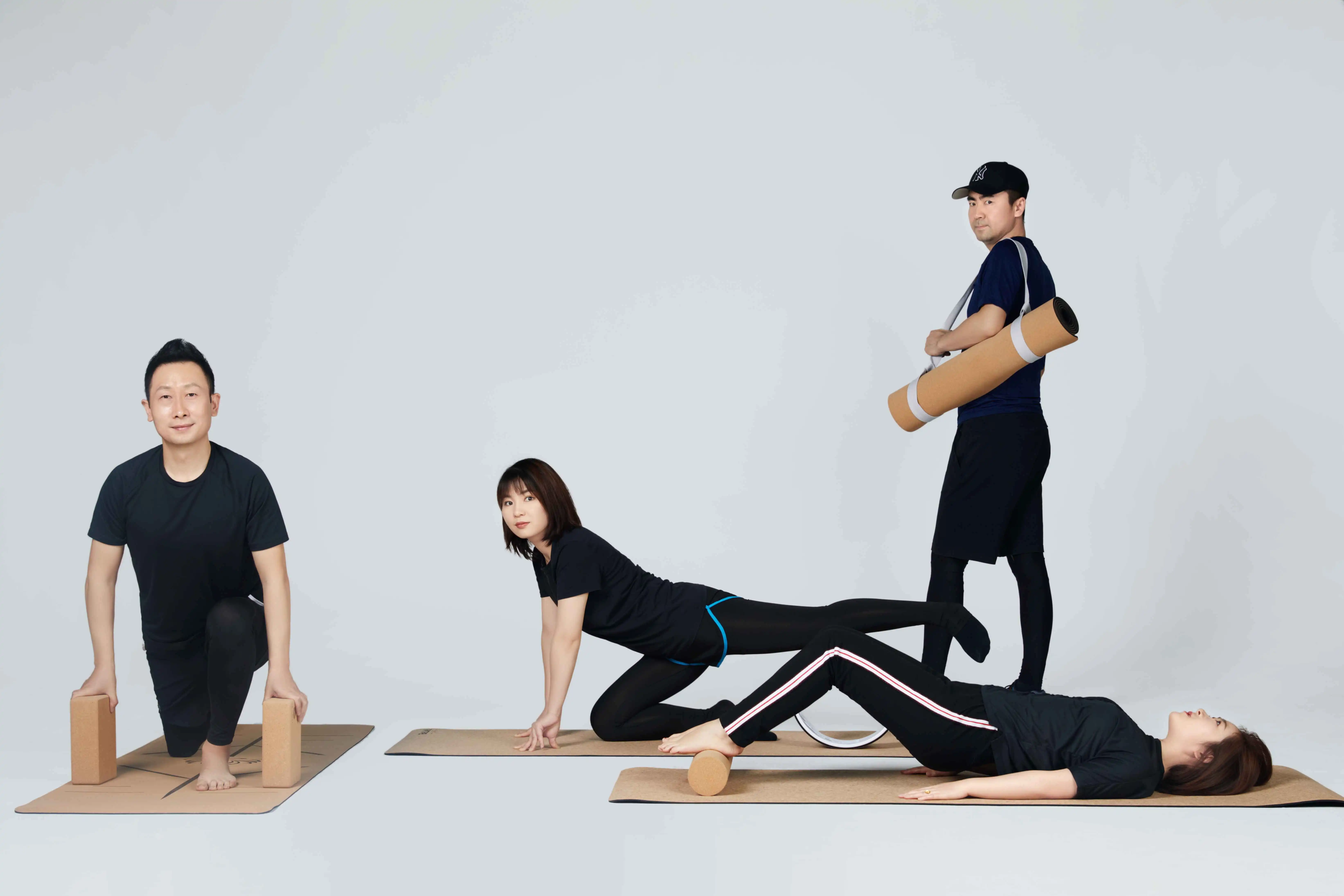 cork massage yoga roller