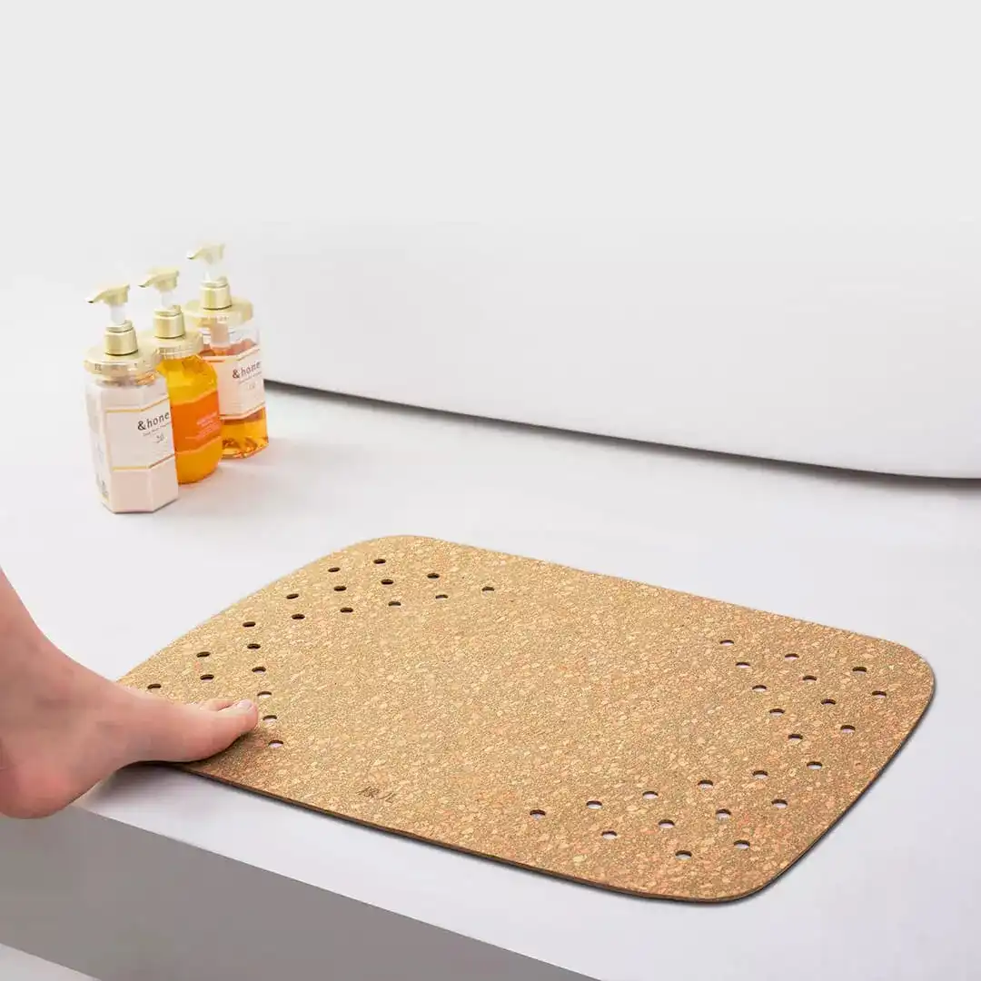 cork bath mat
