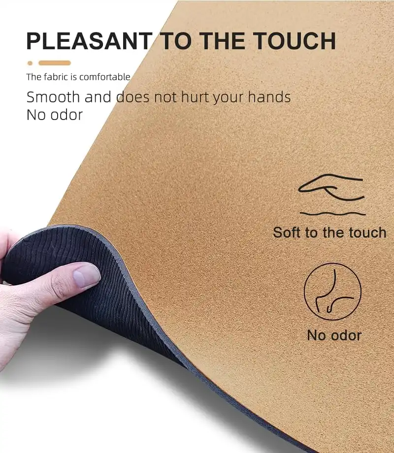 non-slip cork yoga mat