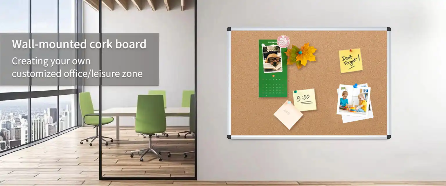 Wall-Mounted Corkboard Wall-Mounted Corkboard
