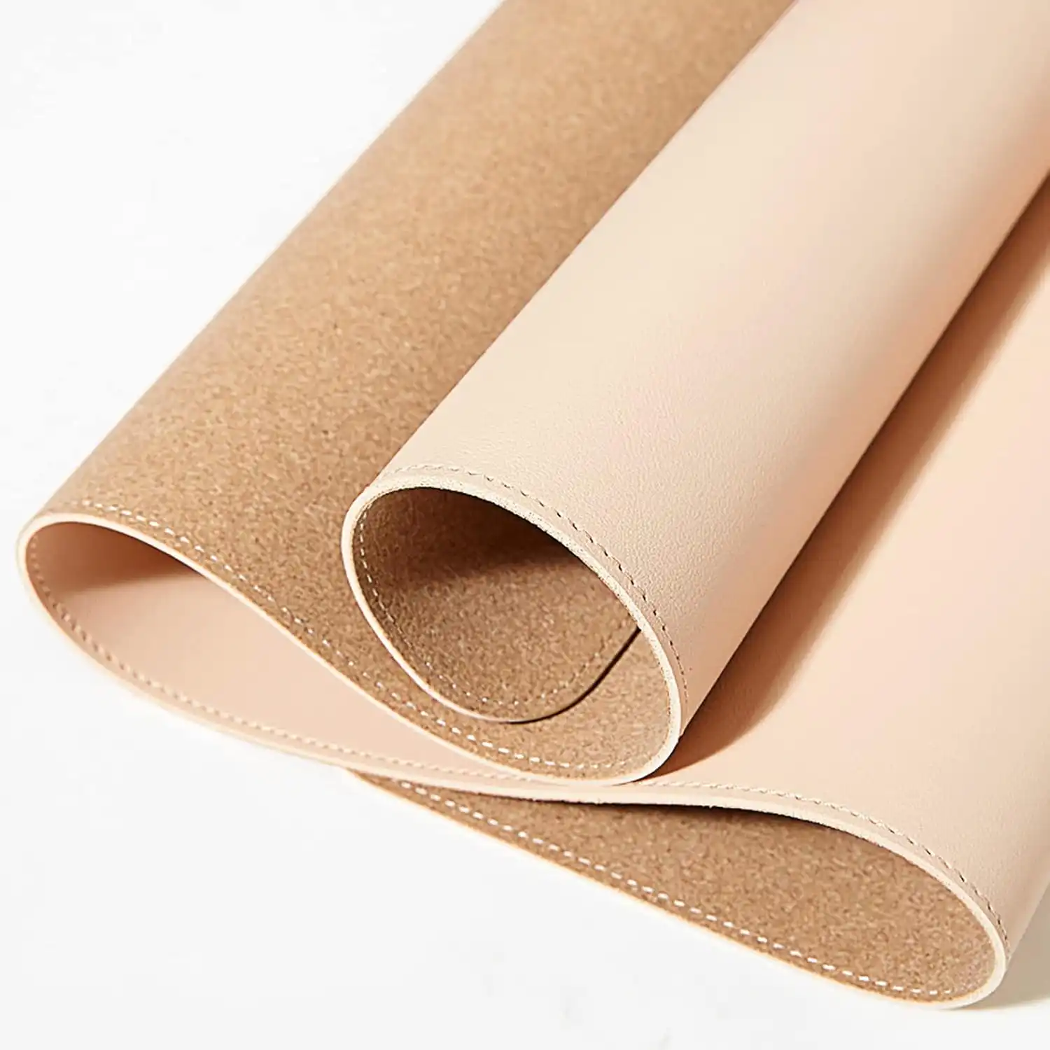 Cork & Leather Desk Pad