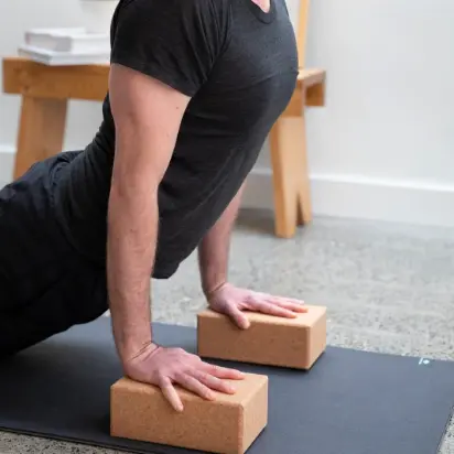 cork yoga blocks