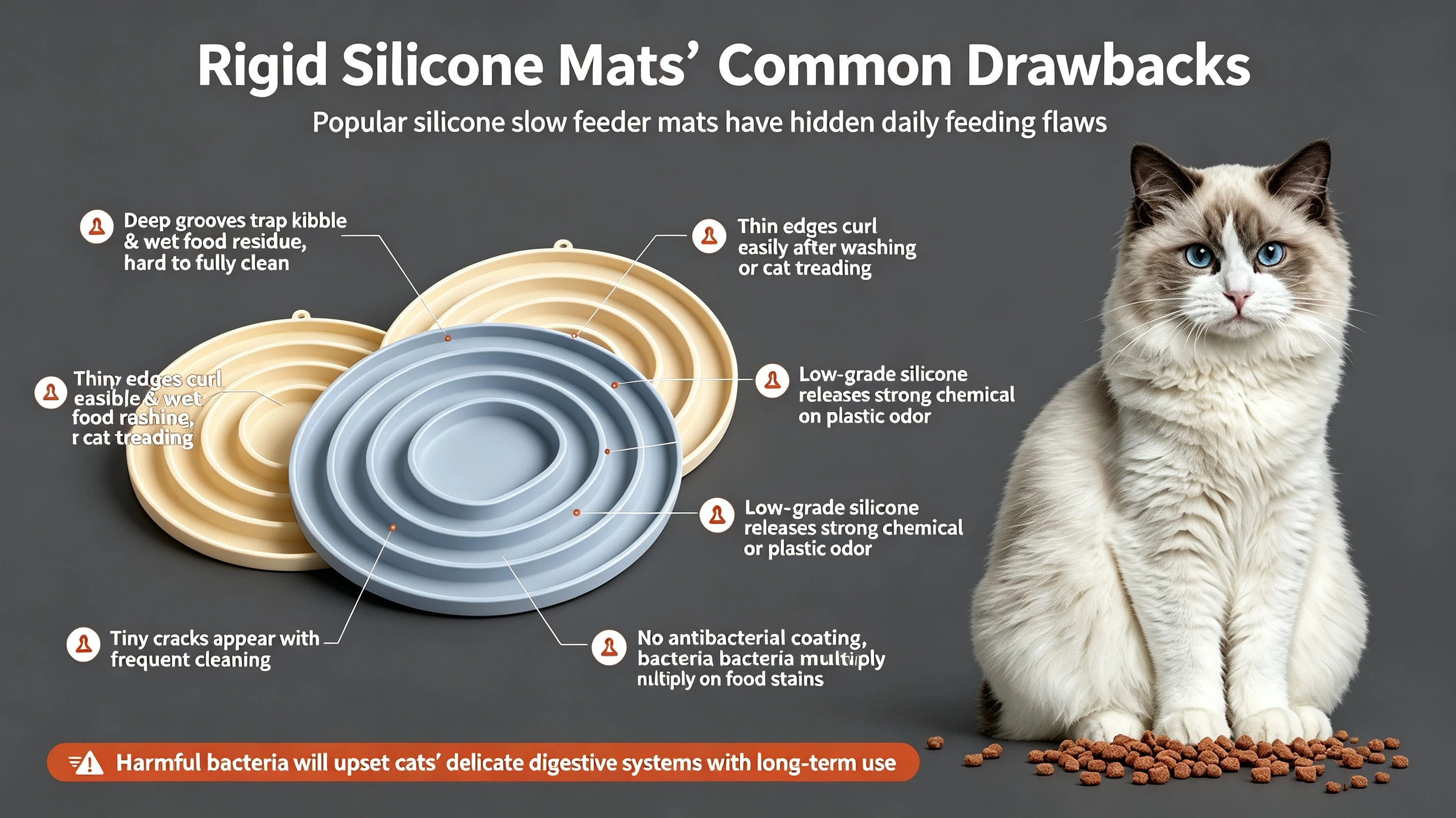 Rigid Silicone Mats’ Common Drawbacks