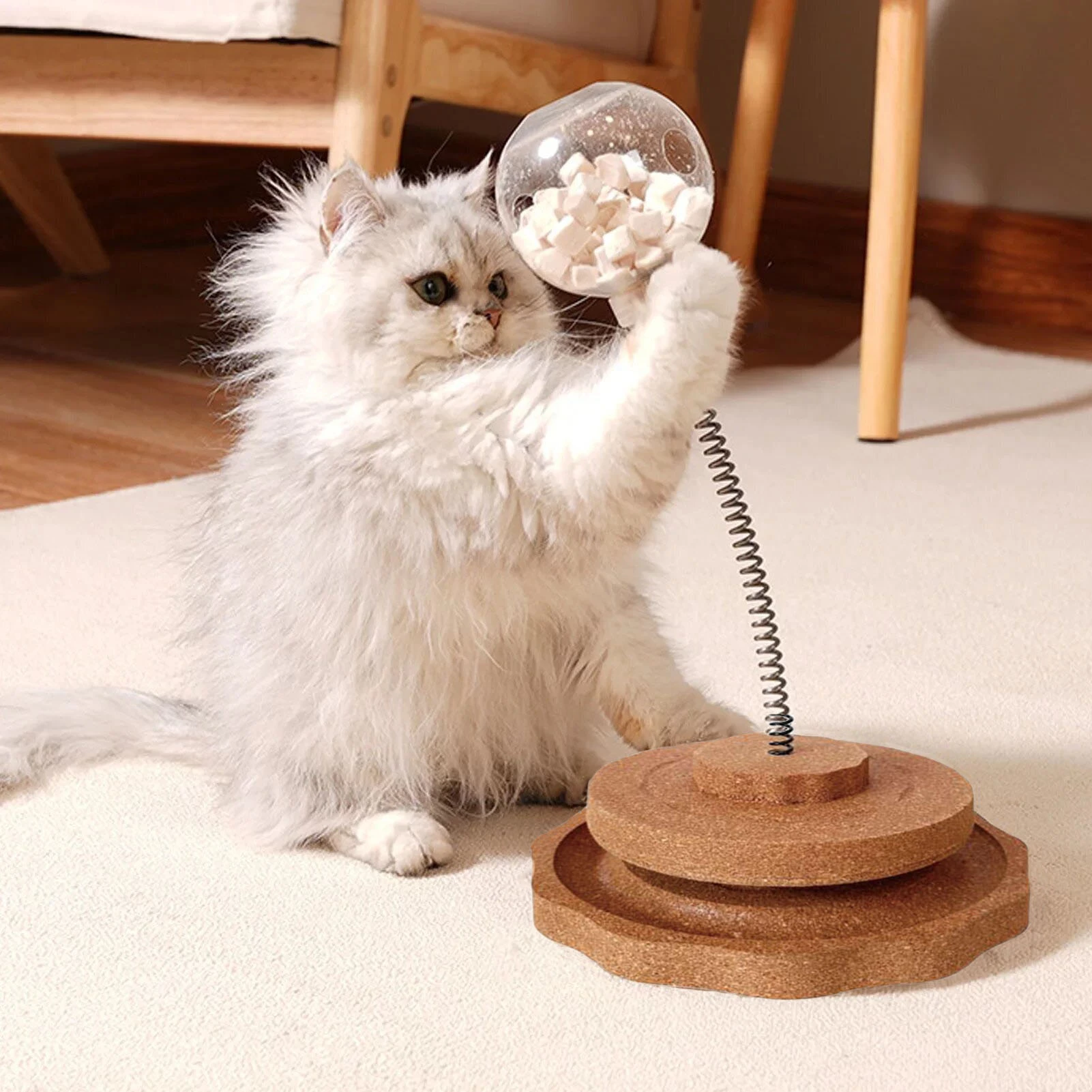 Cork Cat Treat Dispenser Cork Cat Treat Dispenser