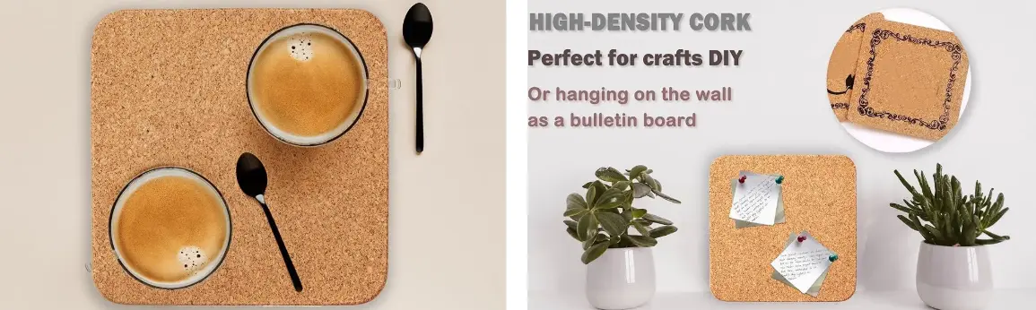 Square Cork Hot Pans