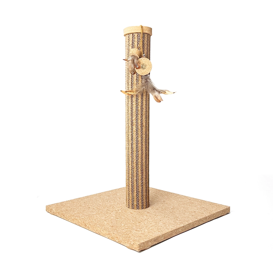 cork cat scratch post