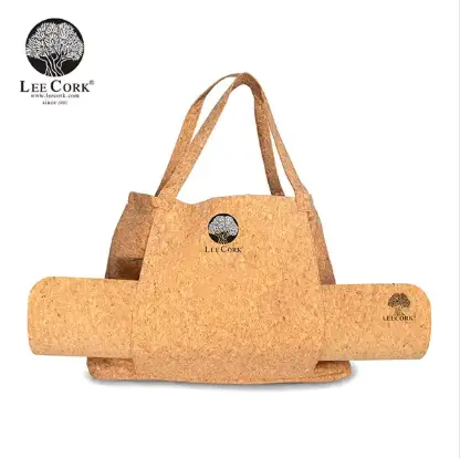 Cork Tote Bag for Yoga
