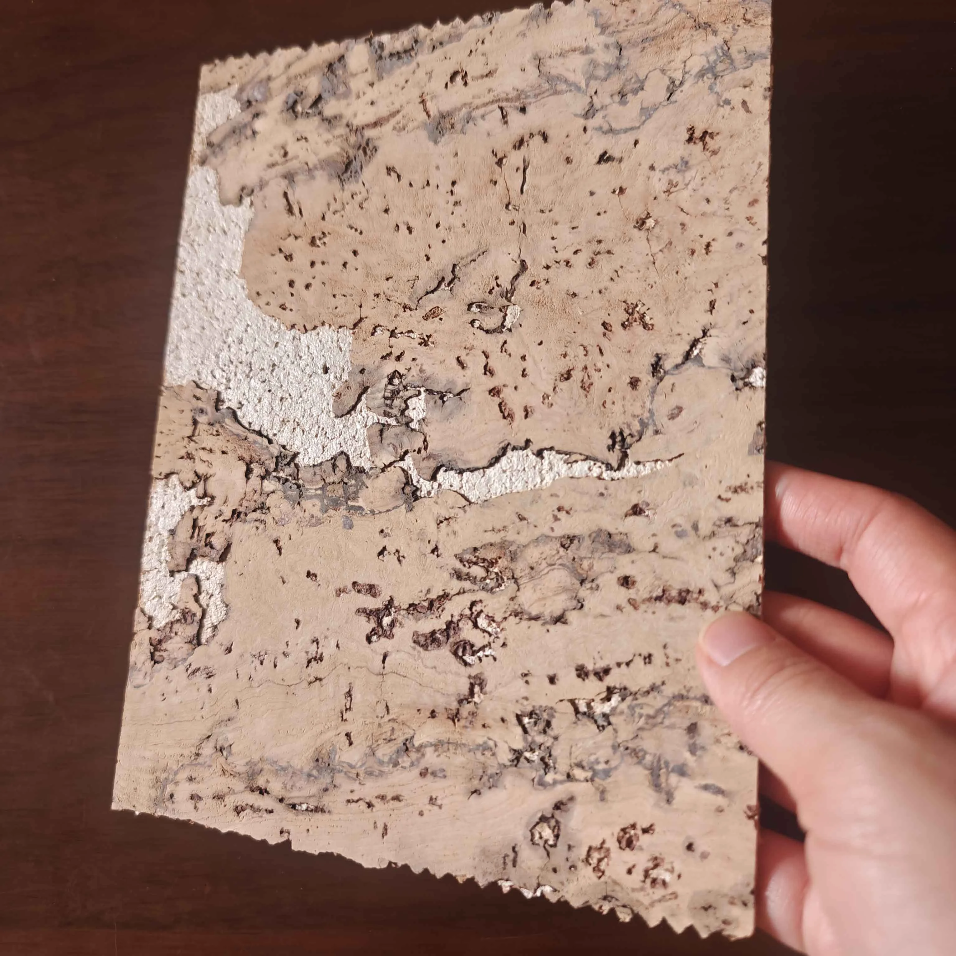 cork tiles wall decorativa