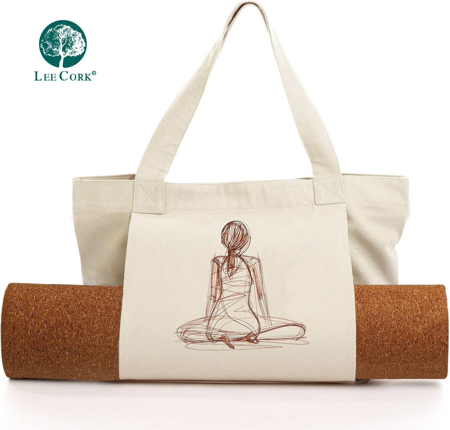 Cotton Yoga Tote Bag