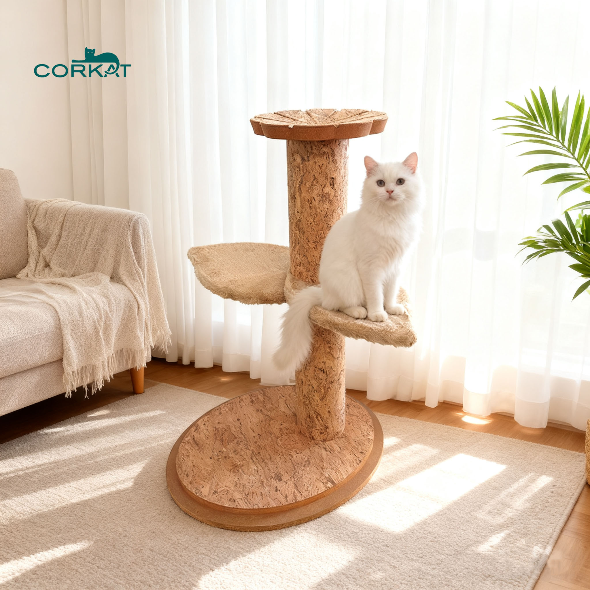 cat scratcher climbing frame