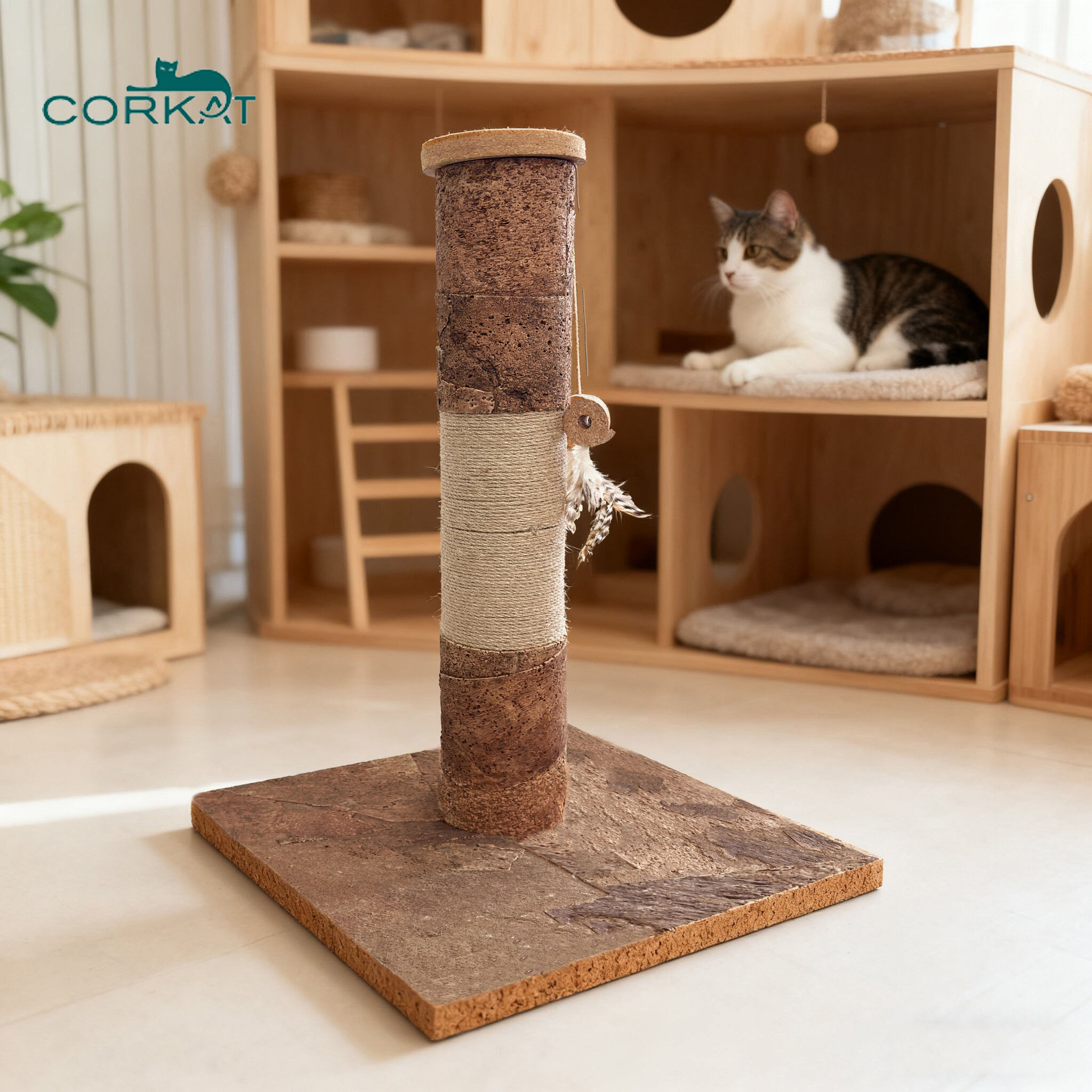 heavy duty cat scratching post